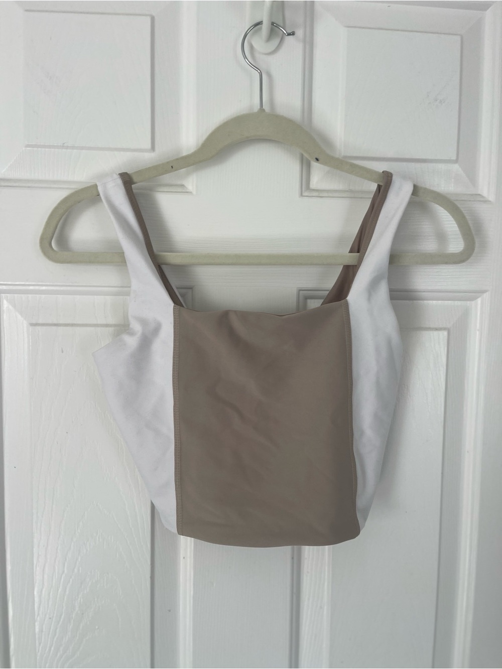 Abercrombie YPB Square Neck Two Tone Athletic Top